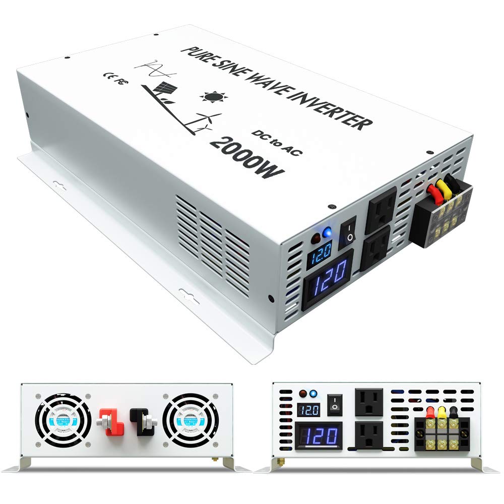 Inverter Pure Sine Wave 60Hz 120V 3000W - خارج الشبكة الشمسية العاكس 24 فولت