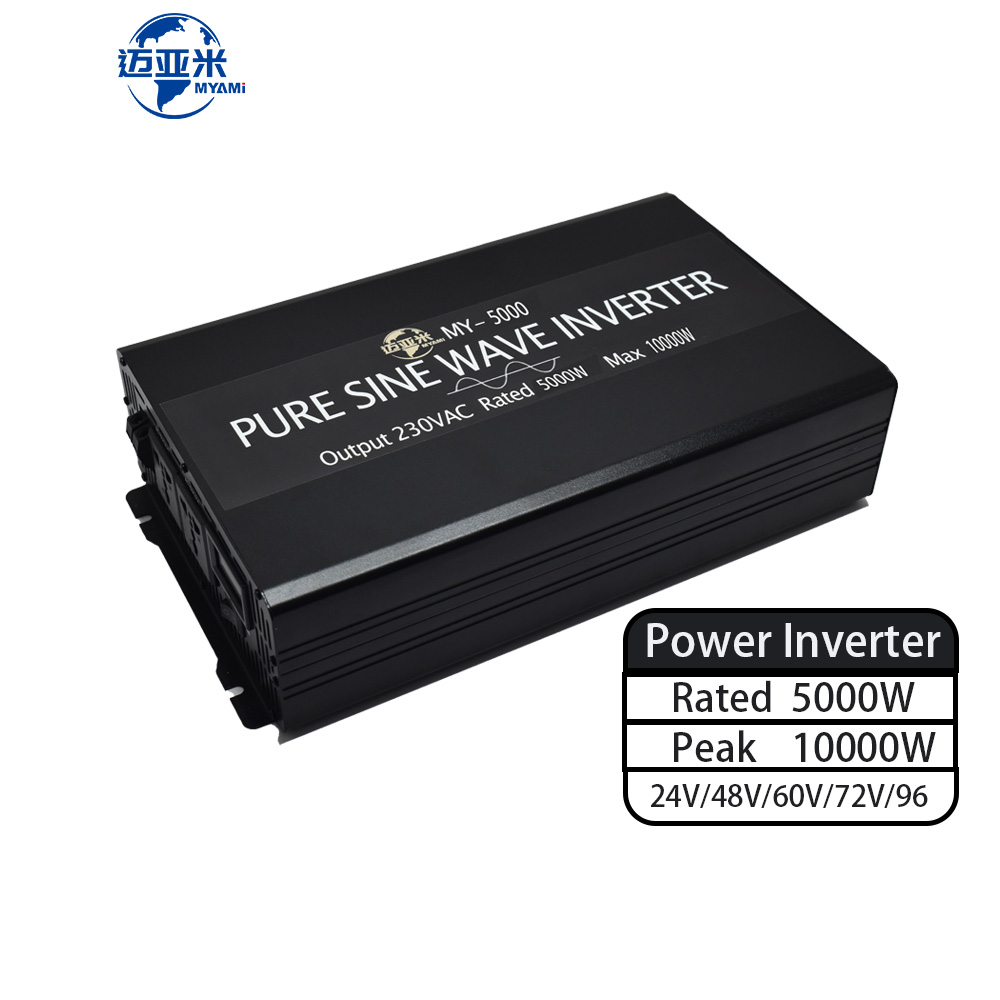 Pure Sine Wave Inverter 5000W 48V 220V - MYAMi-محول سيارة موجة جيبية نقية ،