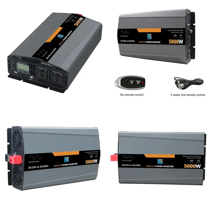Off Grid Solar Inverter 48V 6000W - محول طاقة بتيار متردد نقي 110