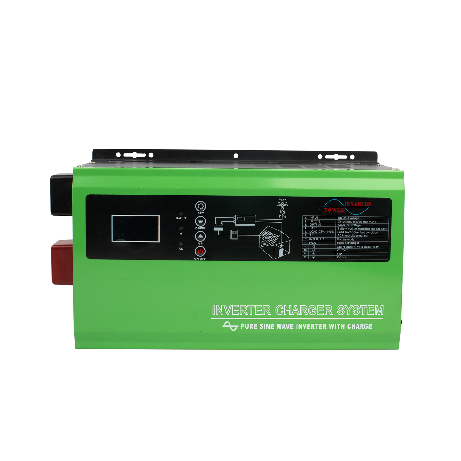 محول طاقة شمسية خارج الشبكة 12 - مراجعة Off Grid Solar Inverter 48V 6000W وسعره