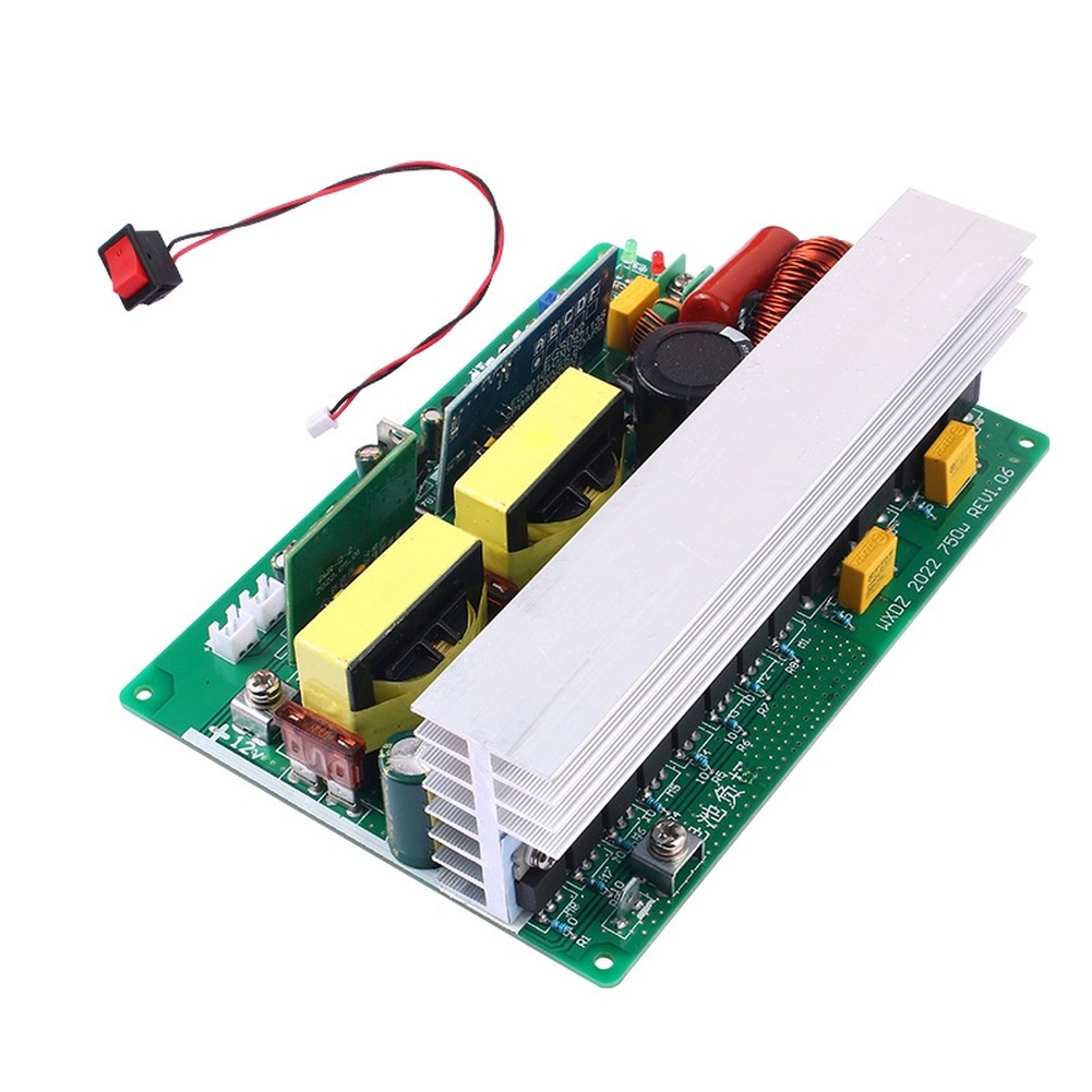 محول طاقة بموجة جيبية نقية 750 - مراجعة Pure Sine Wave Inverter Board 24V 48V وسعره