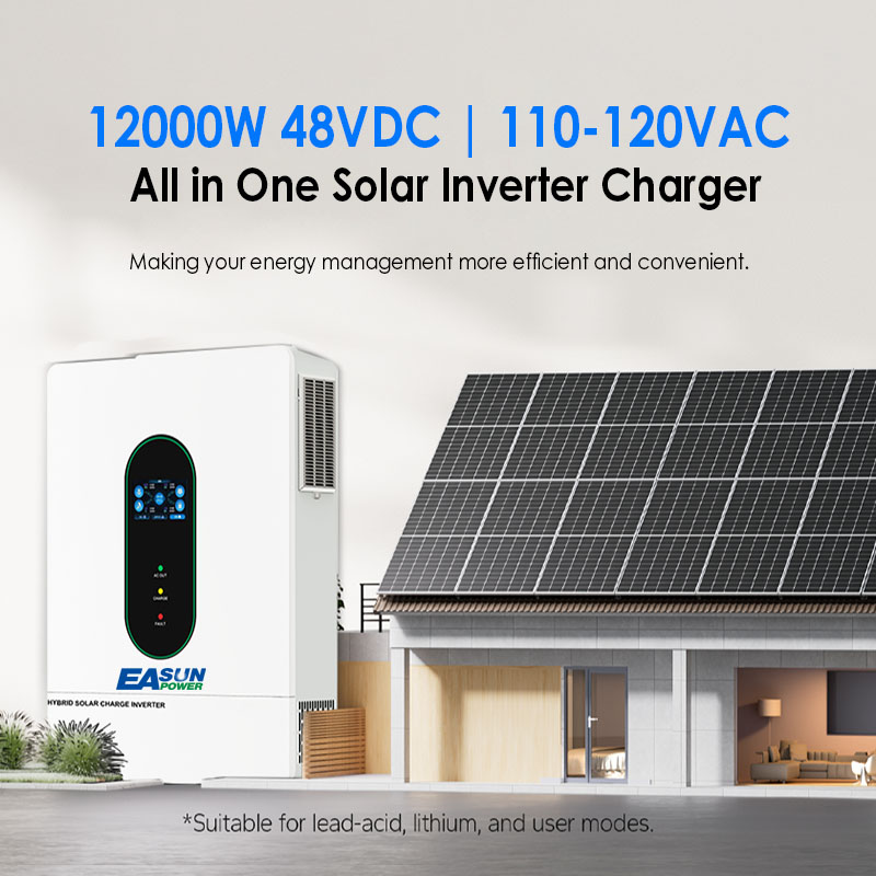 محول طاقة EASUN POWER 12KW ذو  - مراجعة Grid Tie Inverter Limiter 2000W وسعره