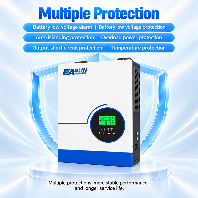 EASUN POWER محول طاقة شمسية هج - مراجعة Grid Tie Inverter Limiter 2000W وسعره