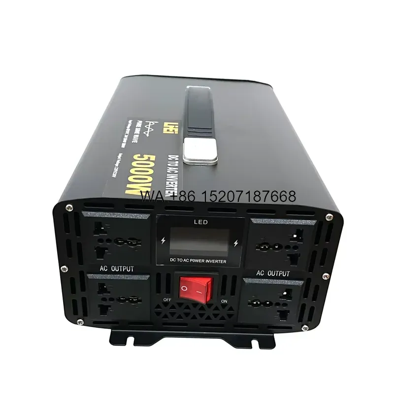 محول طاقة موجة جيبية نقية Wmwm - مراجعة Pure Sine Wave Inverter 5000W 48V 220V وسعره